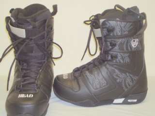 Head Premium Snowboard Boots Mens 9 Black NEW  