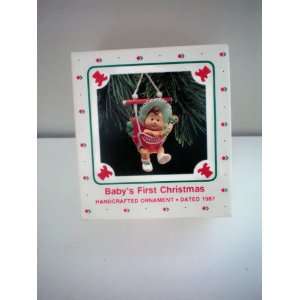   Ornament    Babys First Christmas    Handcrafted Ornament    Dated