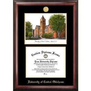  University of Central Oklahoma Gold Embossed Diploma Frame 