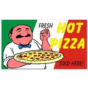  Fresh Hot Pizza Business Banner Sign: Office Products