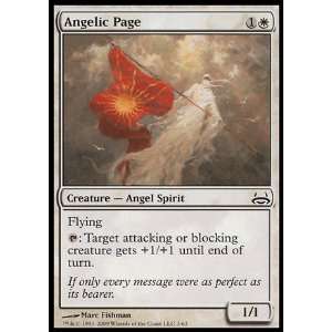   Gathering   Angelic Page   Duel Decks Divine vs Demonic Toys & Games