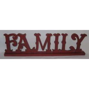  Large Wooden FAMILY Decorative Sign for Tabletop or 