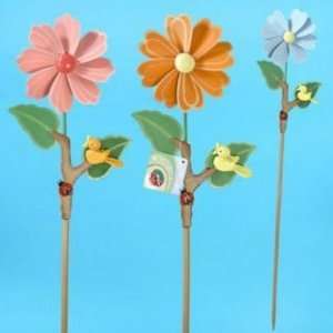  Stake 63.5 cm Flowers with Bird Case Pack 72 Everything 