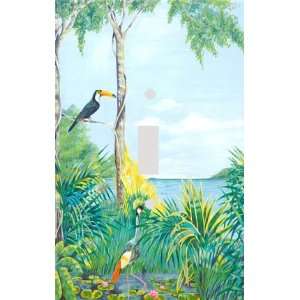  Blue Lagoon Birds Decorative Switchplate Cover