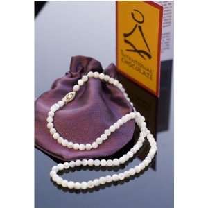  16 Mother of Pearl Intentional Youth Necklace   14K Gold 