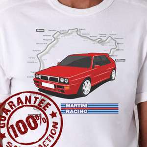 Lancia Delta Integrale Martini Racing T shirt #473  