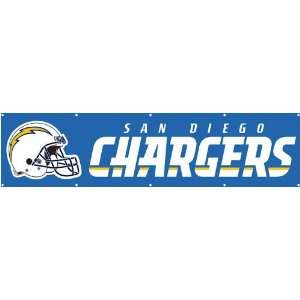 San Diego Chargers NFL Applique & Embroidered Party Banner (96x24 