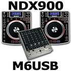 Pair Numark NDX900 NDX 900 Software Controller + M6USB DJ System