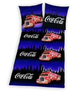 COCA COLA TRUCK   EUROPEAN STYLE DUVET BED COVERS  