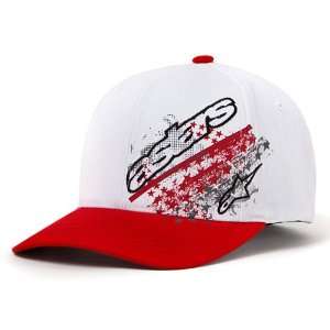  Alpinestars Freedom Flexfit Hat , Color Red, Size Lg XL 
