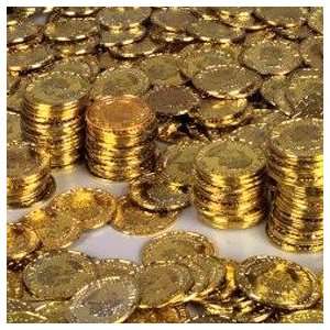  Pirate Gold Coins (144 pcs) Toys & Games