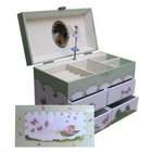 MK and Company Butterfly Sleigh Music Jewelry Box
