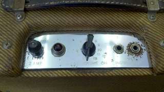 1961 Fender Tweed Champ Amp 5F1, All Original Tone, Guts, and 