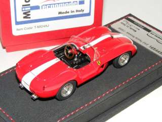 43 Tecnomodel Ferrari 250 Testa Rossa Red with White Stripe  