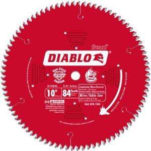 NEW Diablo D1084L 10 in. x 84 Tooth Carbide Circular Saw Blade SAVE L 