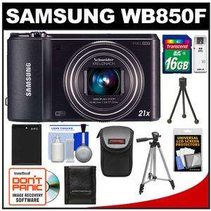 Samsung WB850F Smart Wi Fi GPS Digital Camera (Black) with 16GB Card 