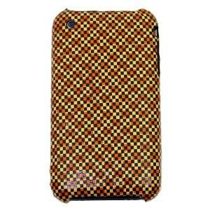 KingCase iPhone 3G & 3GS Hard Case * Tri Color Check * (Yellow) 8GB 
