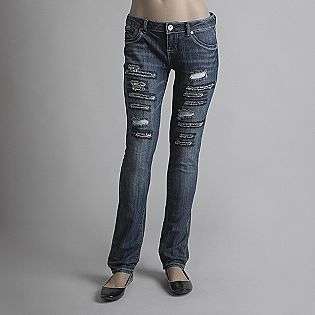   Deconstructed Skinny Jeans  Almost Famous Clothing Juniors Jeans