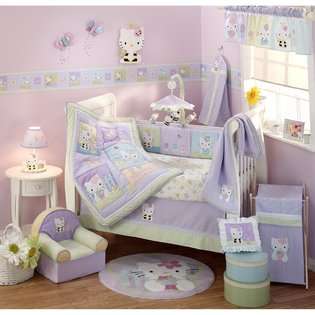 Lambs & Ivy 5 Piece Baby Crib Bedding Set, Hello Kitty and Friends at 