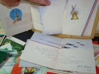 Huge Lot Antique 1000+ Vintage Greeting cards Christmas Children 