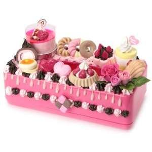 Tissue Box Case Strawberry party/adorable fake dessert and food craft 