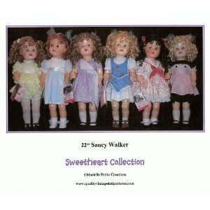 Saucy Walker Sweatheart Collection Doll Patterns