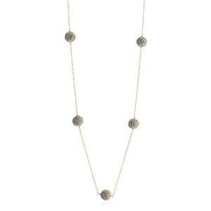 Kate Spade New York Pave the Way Crystal And Gold Scatter Necklace 
