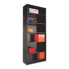 Quality Alera Alera SB628434BL   Steel Bookcase, 6 Shelves, 34 1/2w x 