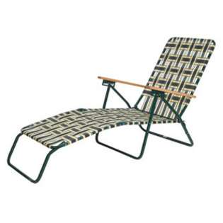 Rio Brands Web Chaise Lounger Lawn Chair at 