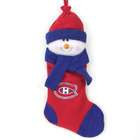 Sports Decor Pack of 4 NHL Hockey Montreal Canadiens Snowman Christmas 