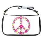 Carsons Collectibles Shoulder Clutch Purse Handbag of Flowered Peace 