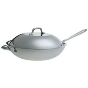  All Clad MC2 Master Chef Collection Chefs Pan with Lid 4 