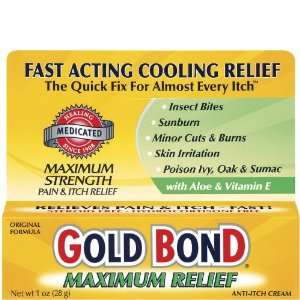  Gold Bond Maximum Strength Medicated Anti Itch Cream    1 