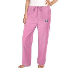 Auburn Pink Scrubs Pants DRAWSTRING BOTTOMS Auburn Tigers For HER 