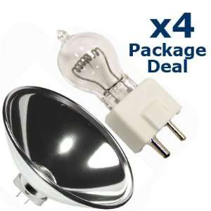  4x PAR 64 Reflector 600w DYS PAR64 CAN Light Bulb: Musical 