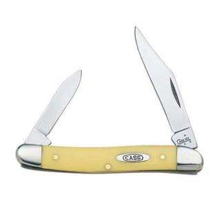 Case Cutlery 2 Blade Pen Knife Yellow Pocket Knife at 