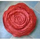 The HomeCentric Rust Rose   26 Inches Round Euro Sham Covers   Crushed 
