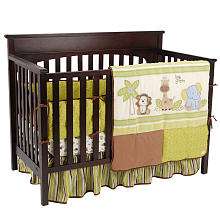Organically Grown baby Organic Safari 4 Piece Crib Bedding Set   NoJo 