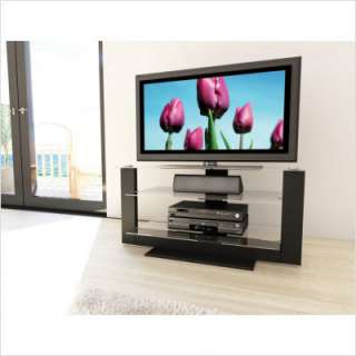 dCOR design Atlantic 32  52 TV Stand in Black AT 1420 776069001288 
