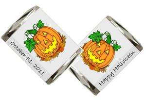 60 Personalized Halloween Hershey Nugget Candy Label Wrappers  