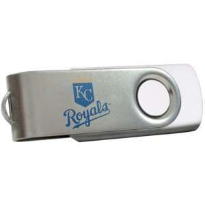   Kansas City Royals 4 GB USB 2.0 Flash Drive   White: Computers