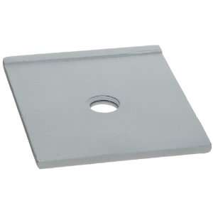 Tapped Flange Washer with Square Corners, Low Carbon Steel, Galvanized 