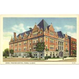   Postcard   John C. Proctor Hospital   Peoria Illinois 
