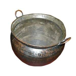 Large Antique Copper Cooking Pot Made in India 