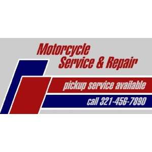  3x6 Vinyl Banner   Motorcycle Service & Repair Everything 