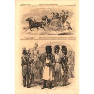  Uniforms Neopolitan Cavalry & Infantry 1857