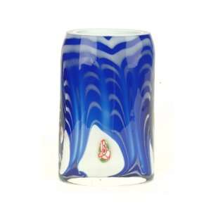   100% Handcraft Murano Glass Art Mouth Blown Vase: Patio, Lawn & Garden