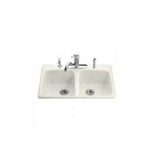 Kohler Self Rimming Kitchen Sink w/Three Hole Faucet Drilling K 5981 3 