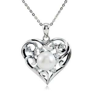   My Treasured Possession Sterling Silver Heart Necklace Jewelry