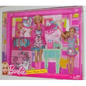  Mattel Barbie Sisters Slumber Party Set 